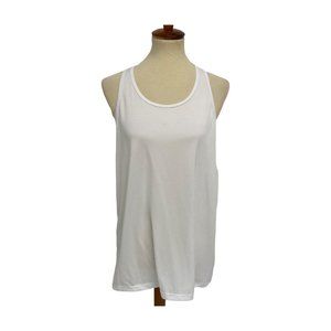 MTA Sport Women's Sleeveless White Performance Tank Size XL